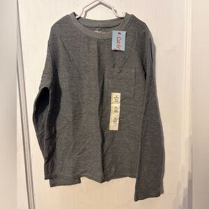 Cat & Jack Heather Gray Long Sleeve Tee
